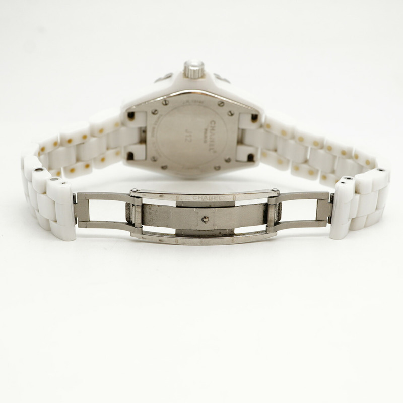 香奈兒 J12 H1628 白色錶盤女錶-3