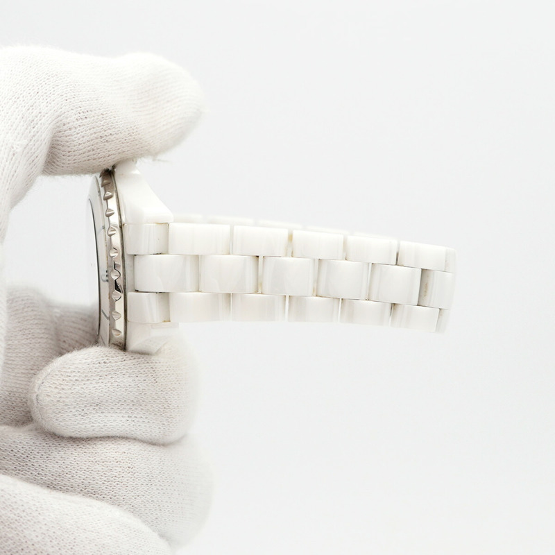 香奈兒 J12 H1628 白色錶盤女錶-5