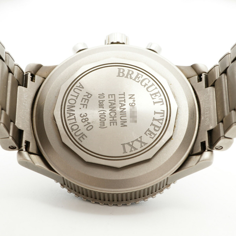 寶璣 Type XXI 3810TI 3810 黑色錶盤男士腕錶-4