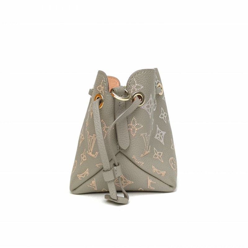 LOUIS VUITTON PicoBella月光女神nano灰色牛皮晶片老花壓紋肩背包-1