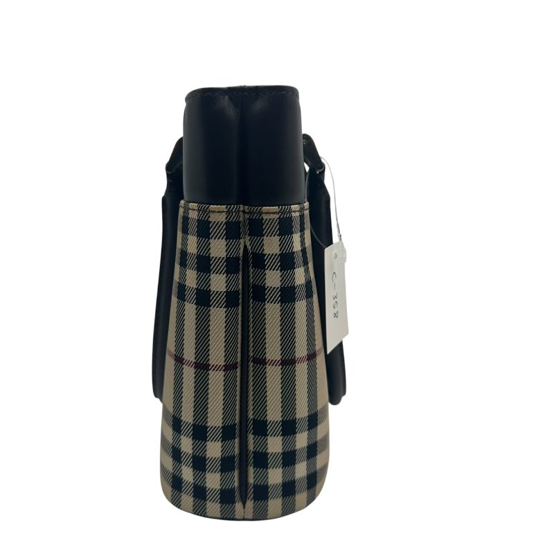 【美收精品】BURBERRY 棋盤手提包 C-358【隔月月中將轉賣至日本 上架期限30天】-3