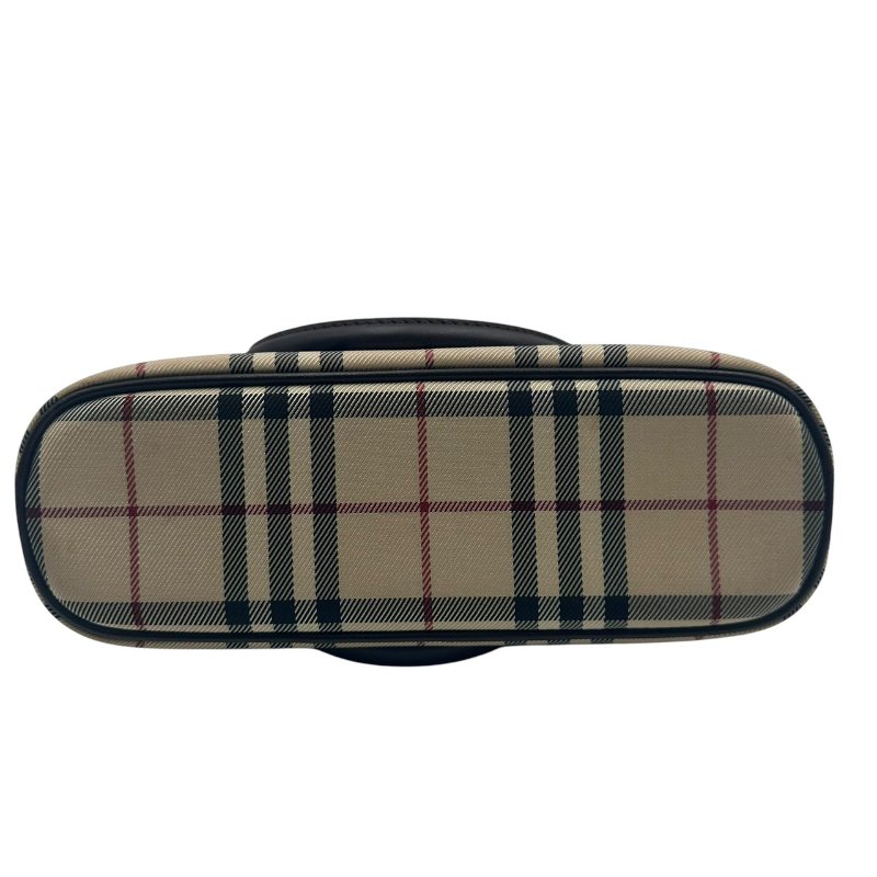【美收精品】BURBERRY 棋盤手提包 C-358【隔月月中將轉賣至日本 上架期限30天】-4