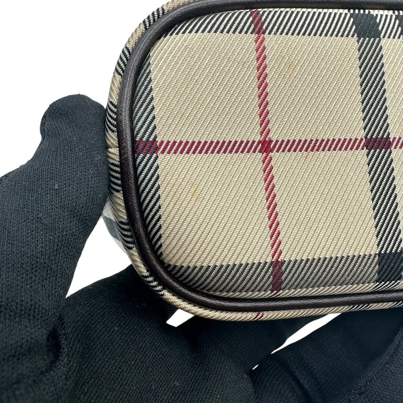【美收精品】BURBERRY 棋盤手提包 C-358【隔月月中將轉賣至日本 上架期限30天】-6