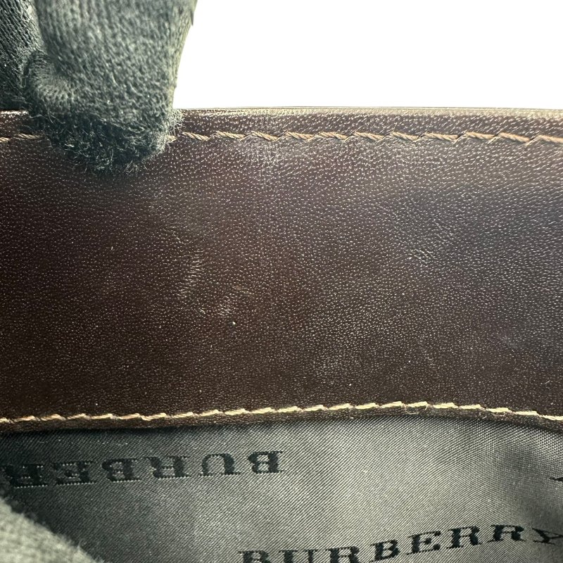 【美收精品】BURBERRY 棋盤手提包 C-358【隔月月中將轉賣至日本 上架期限30天】-12