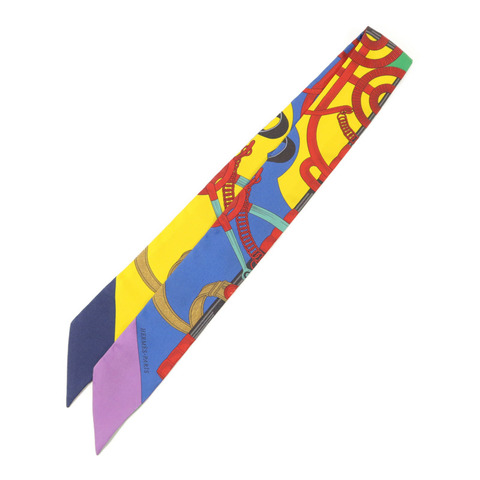 HERMES 絲質Twilly絲巾