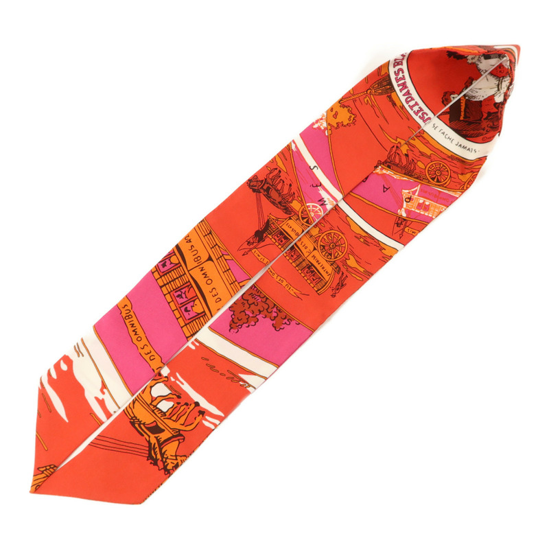 HERMES 絲質Twilly絲巾-2