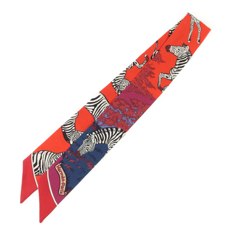 HERMES 絲質Twilly絲巾