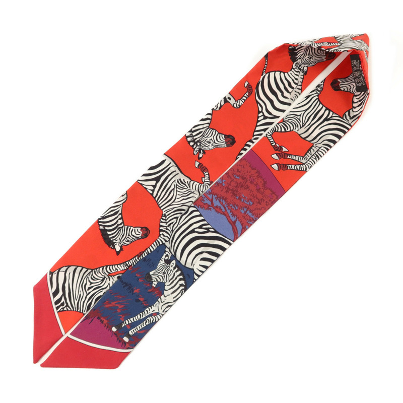 HERMES 絲質Twilly絲巾-2