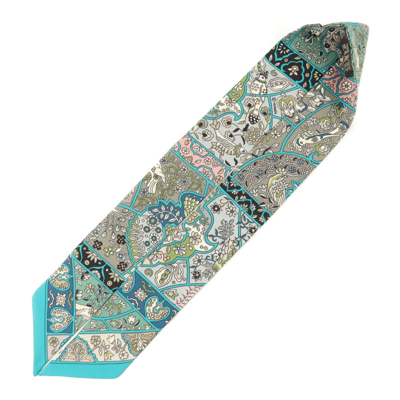 HERMES 絲質Twilly絲巾-2
