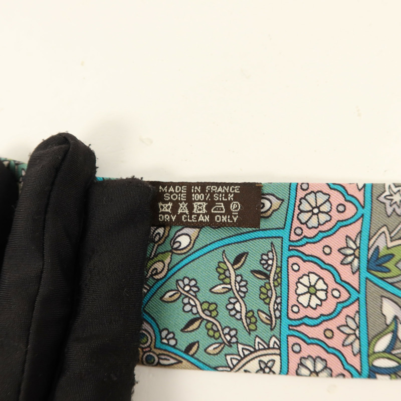 HERMES 絲質Twilly絲巾-6