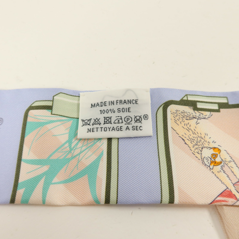 HERMES 絲質Twilly絲巾-6