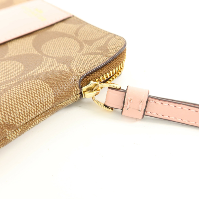 COACH 塗層帆布Pouch手拿包-6