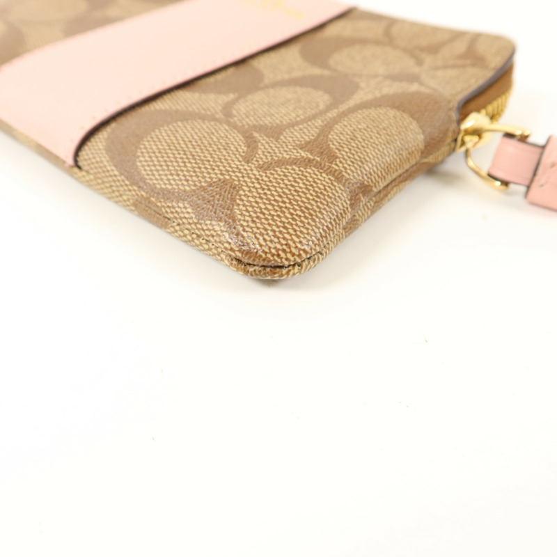 COACH 塗層帆布Pouch手拿包-7