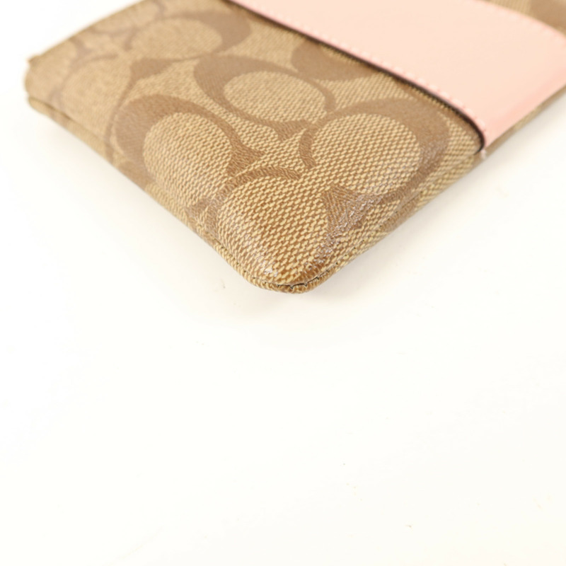 COACH 塗層帆布Pouch手拿包-8