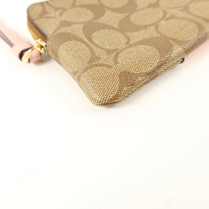 COACH 塗層帆布Pouch手拿包-10