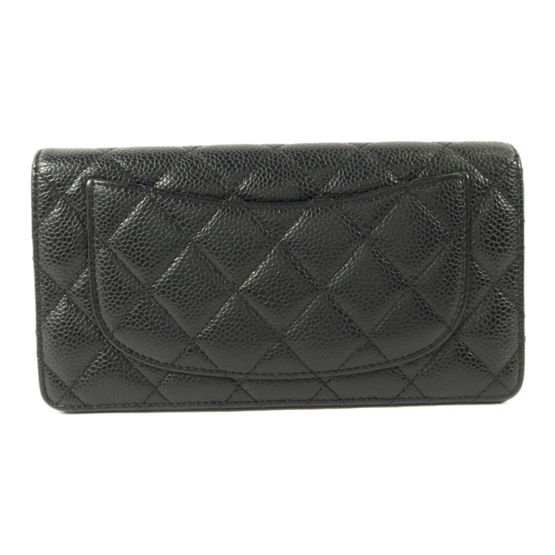 CHANEL 牛皮皮革Long Wallet長錢包-1