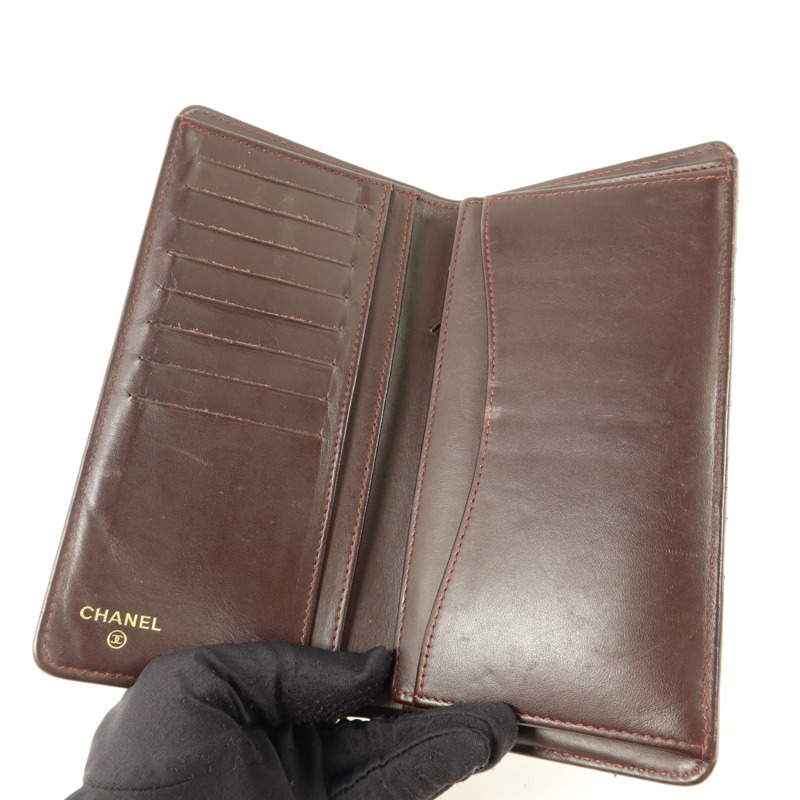 CHANEL 牛皮皮革Long Wallet長錢包-4