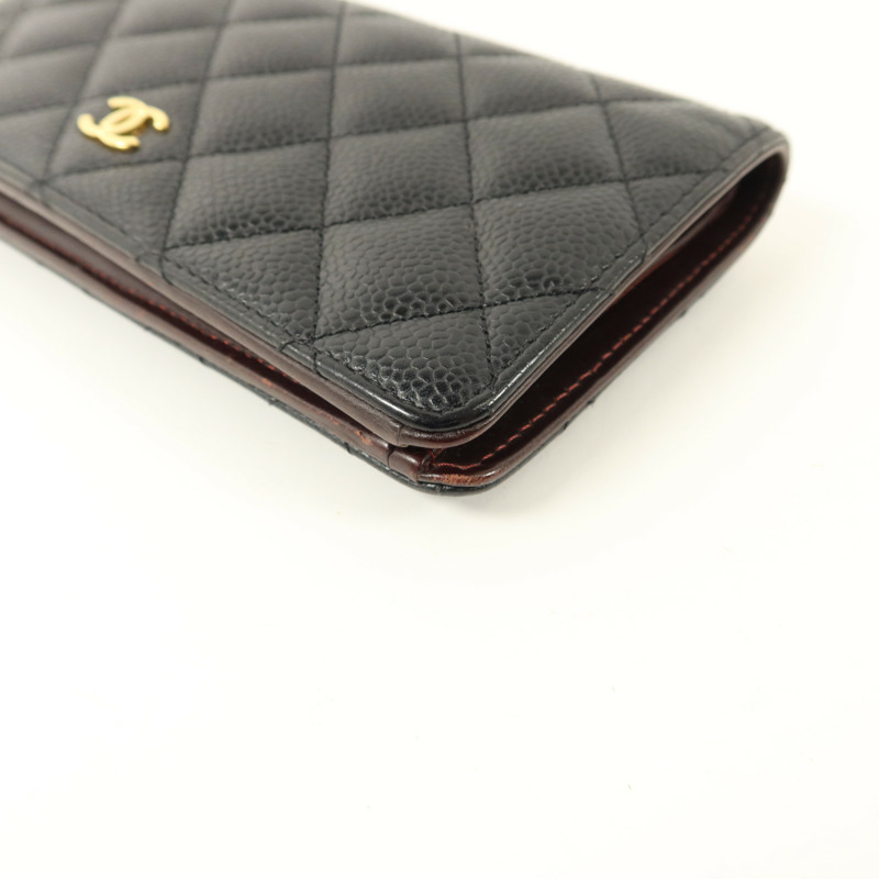 CHANEL 牛皮皮革Long Wallet長錢包-11