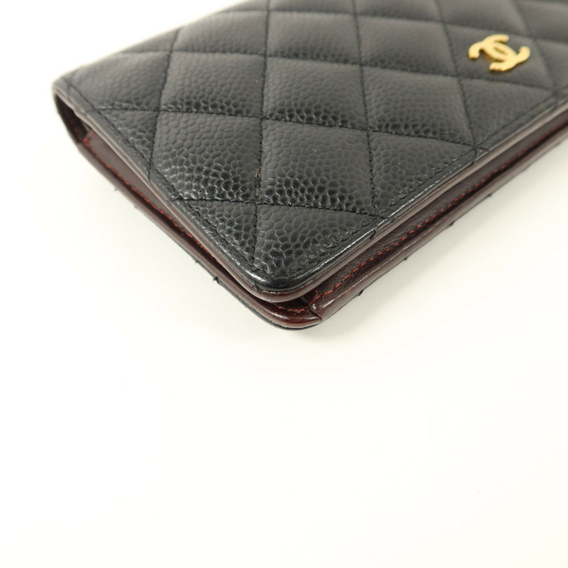 CHANEL 牛皮皮革Long Wallet長錢包-12