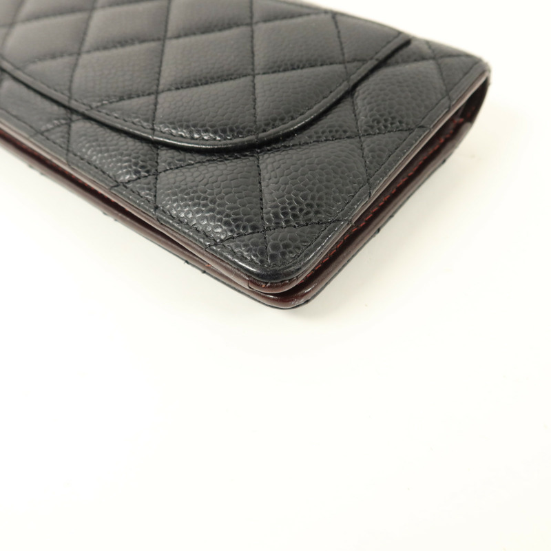 CHANEL 牛皮皮革Long Wallet長錢包-13