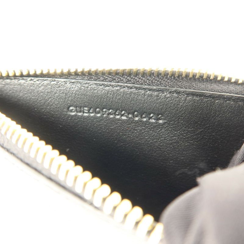 YVES SAINT LAURENT 牛皮皮革Zipped Card Case金扣卡片套-6