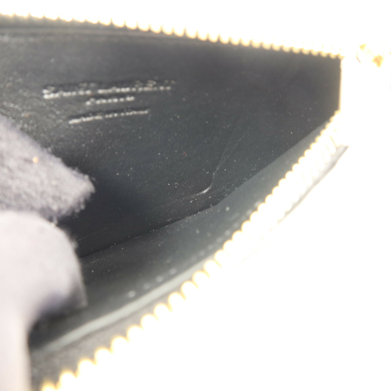 YVES SAINT LAURENT 牛皮皮革Zipped Card Case金扣卡片套-12