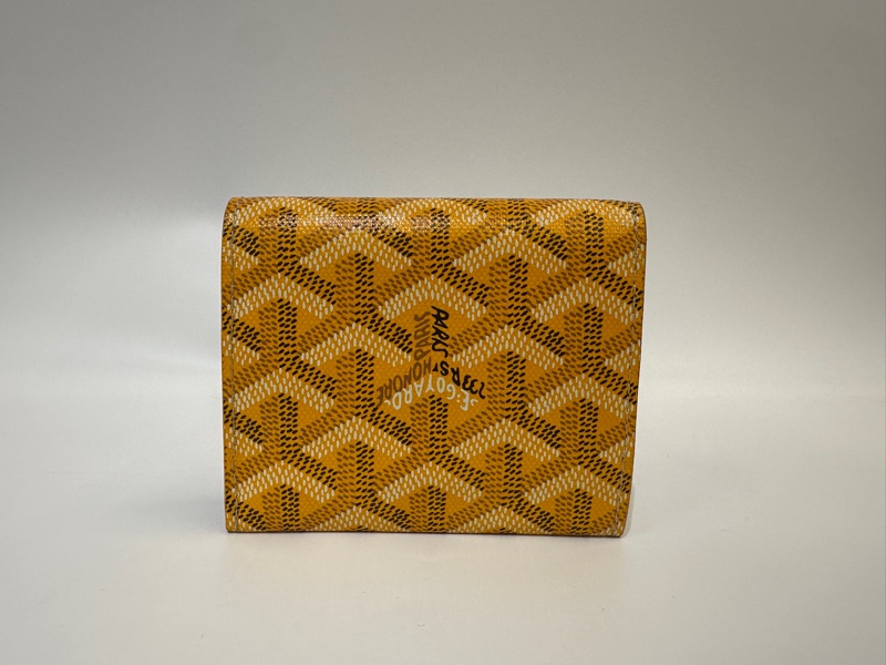 Goyard 黃色 Marigny Wallet下蓋零錢卡包-3