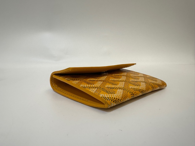 Goyard 黃色 Marigny Wallet下蓋零錢卡包-4