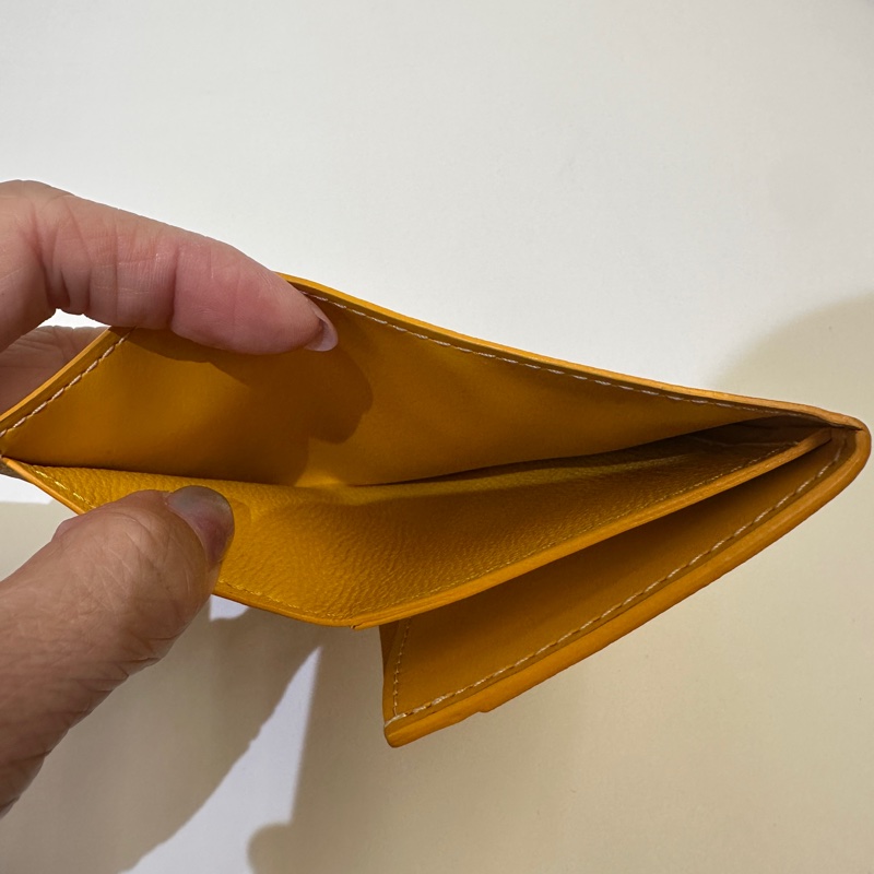 Goyard 黃色 Marigny Wallet下蓋零錢卡包-7