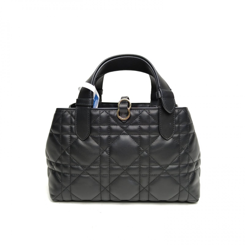 DIOR Toujours手提單肩包小號黑色牛皮金扣2025-2