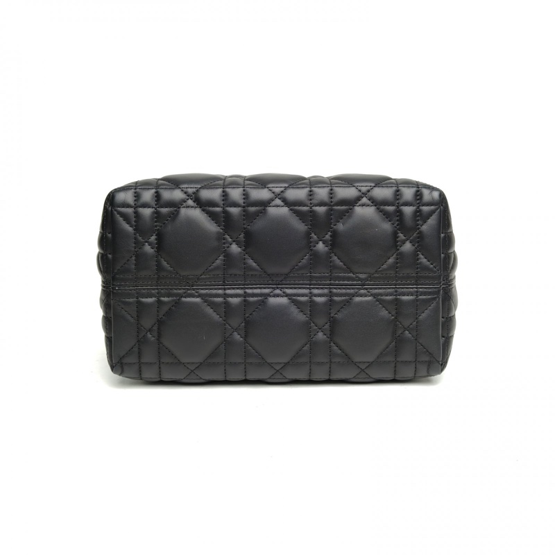 DIOR Toujours手提單肩包小號黑色牛皮金扣2025-3