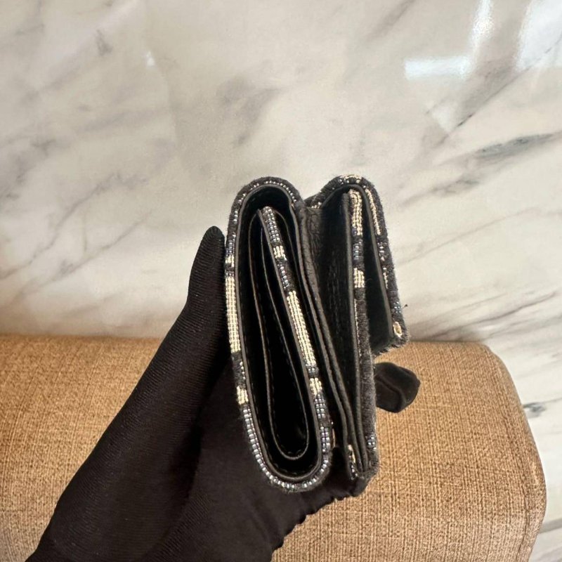 *SHIHNA名牌精品* DIOR Oblique 提花三折短夾-1