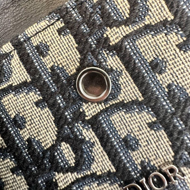 *SHIHNA名牌精品* DIOR Oblique 提花三折短夾-5