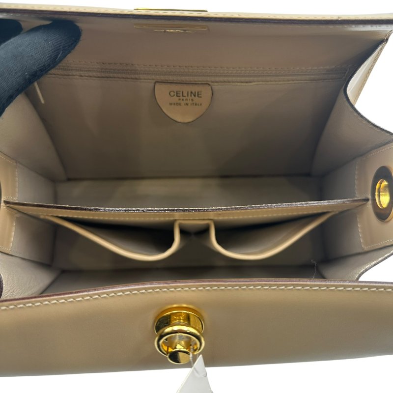 【美收精品 】CELINE米色手提包C-365【隔月月中將轉賣至日本 上架期限30天】-10