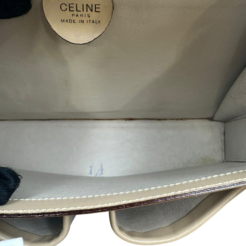 【美收精品 】CELINE米色手提包C-365【隔月月中將轉賣至日本 上架期限30天】-13