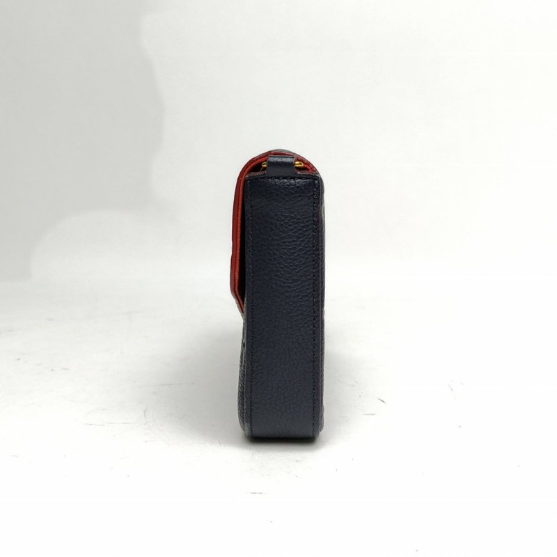 LOUIS VUITTON POCHETTEFELICIE三合一鏈條包墨藍色牛皮2017肩背包-1