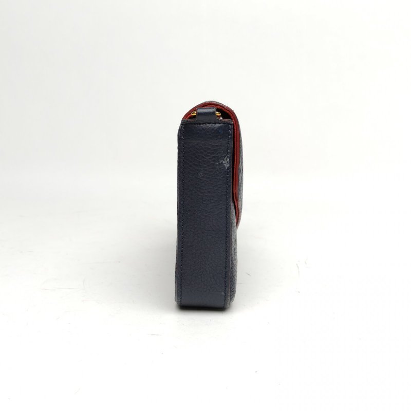 LOUIS VUITTON POCHETTEFELICIE三合一鏈條包墨藍色牛皮2017肩背包-3