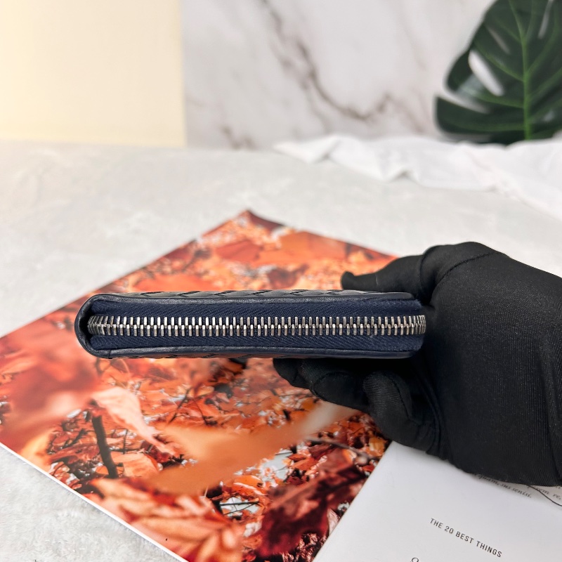 BV Zip-around ６卡邊隻羊皮拉鏈短夾-9