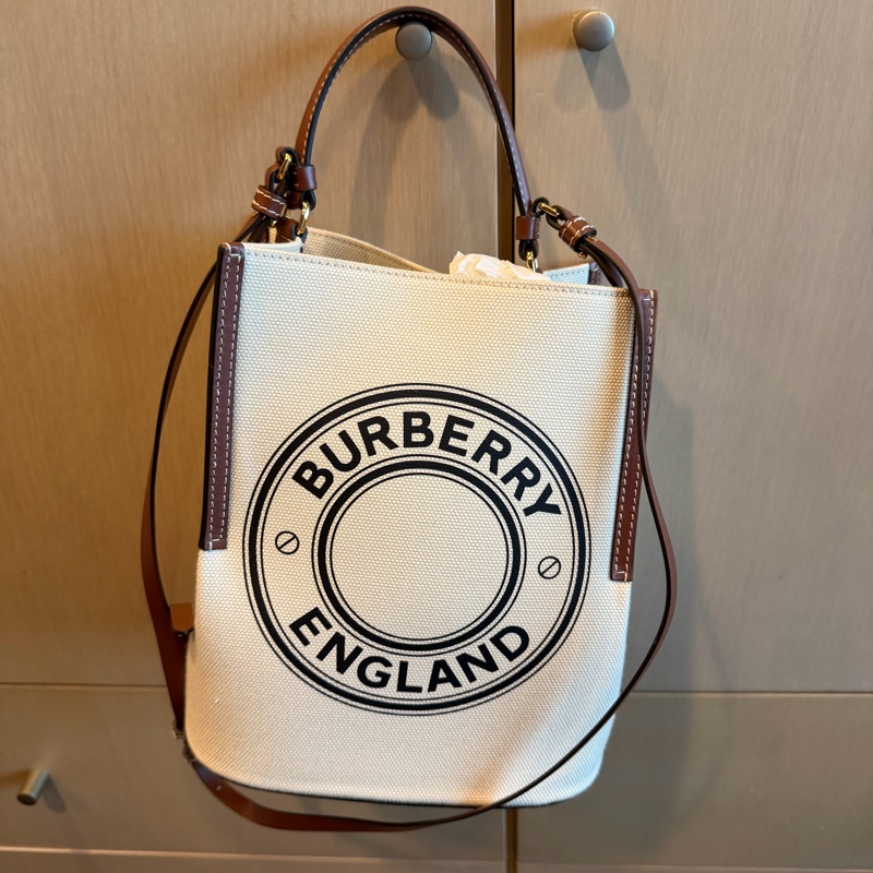 Burberry 帆布 水桶包-0