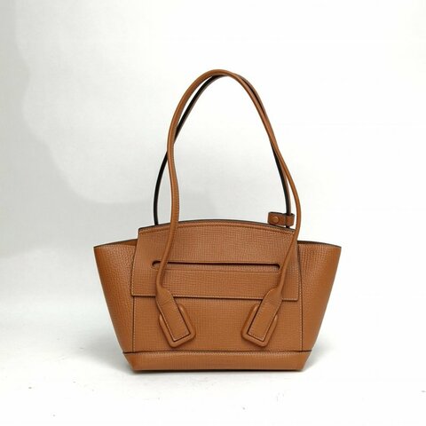 BOTTEGA VENETA Arco小號22棕色牛皮肩背包