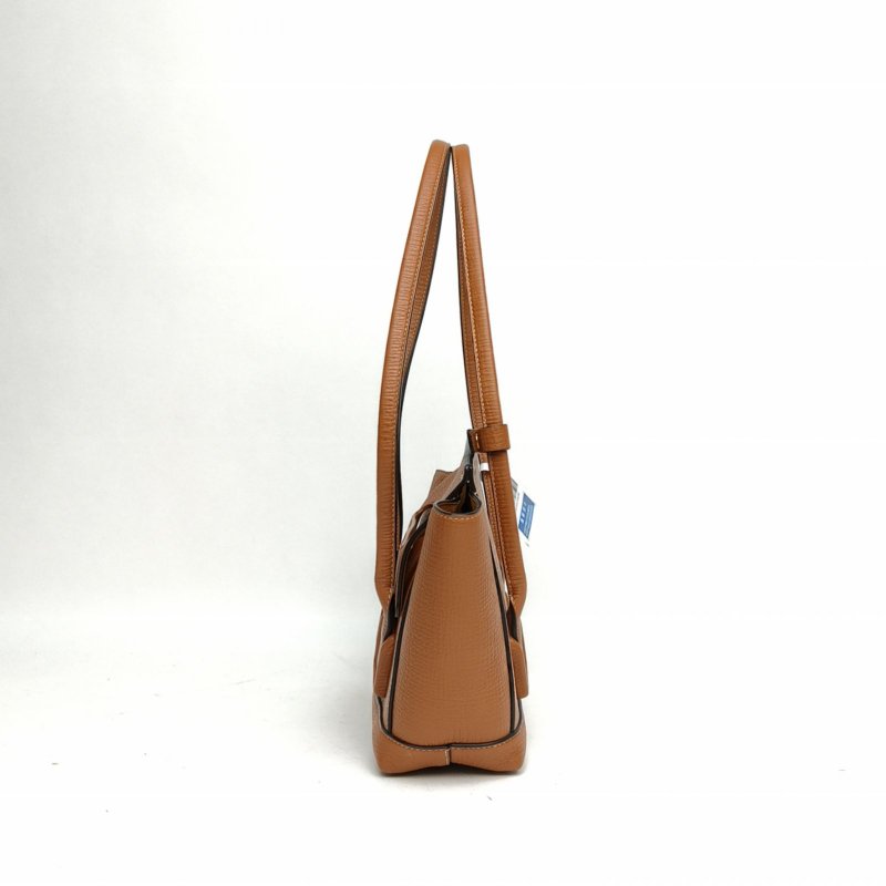 BOTTEGA VENETA Arco小號22棕色牛皮肩背包-1