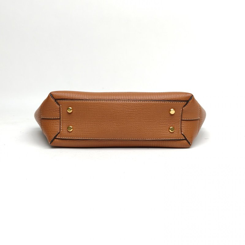 BOTTEGA VENETA Arco小號22棕色牛皮肩背包-4