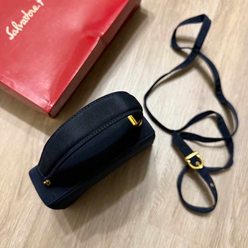 瑞奇二手精品 Ferrgamo 小包 側背 方包 手提 美品-4