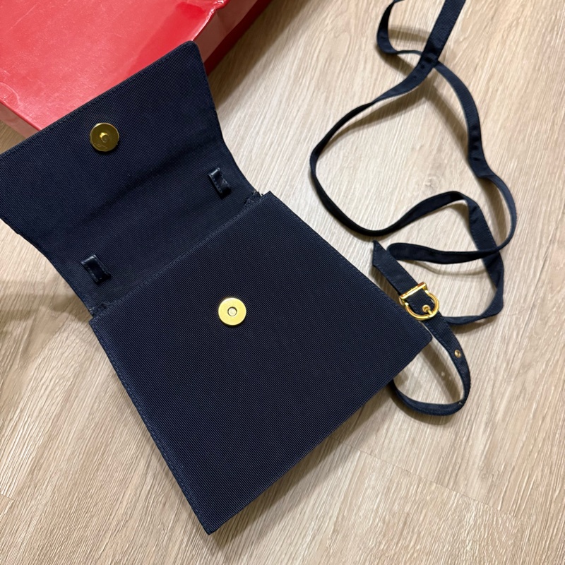 瑞奇二手精品 Ferrgamo 小包 側背 方包 手提 美品-5