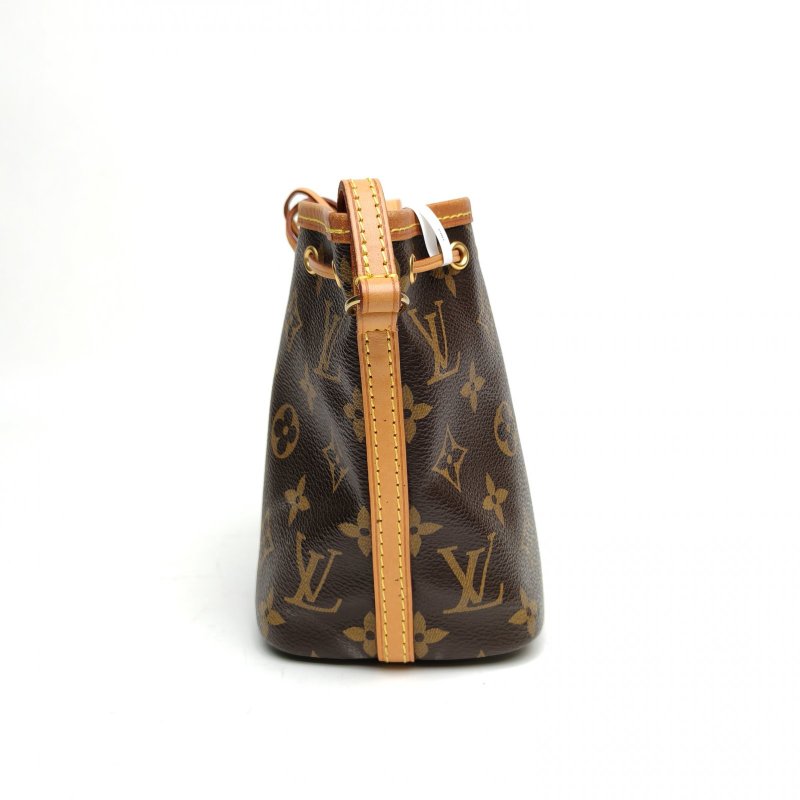 LOUIS VUITTON NOÉ水桶包Nano13老花PVC金扣2017肩背包-1