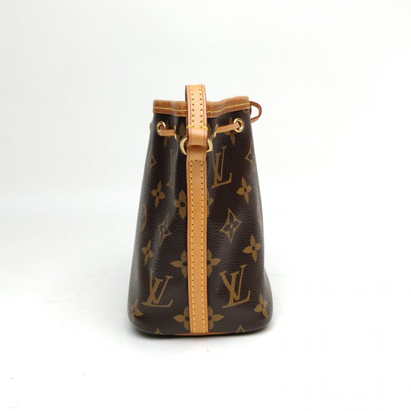 LOUIS VUITTON NOÉ水桶包Nano13老花PVC金扣2017肩背包-3