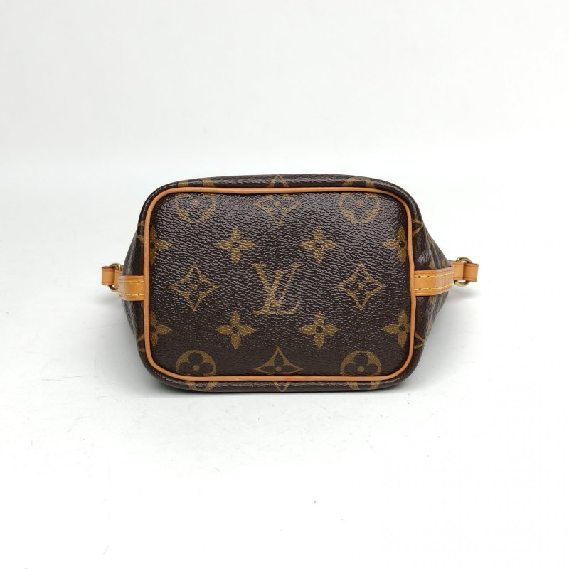 LOUIS VUITTON NOÉ水桶包Nano13老花PVC金扣2017肩背包-4