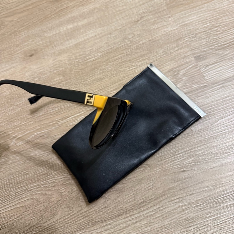 瑞奇二手精品 Fendi 墨鏡 logo 太陽眼鏡-3