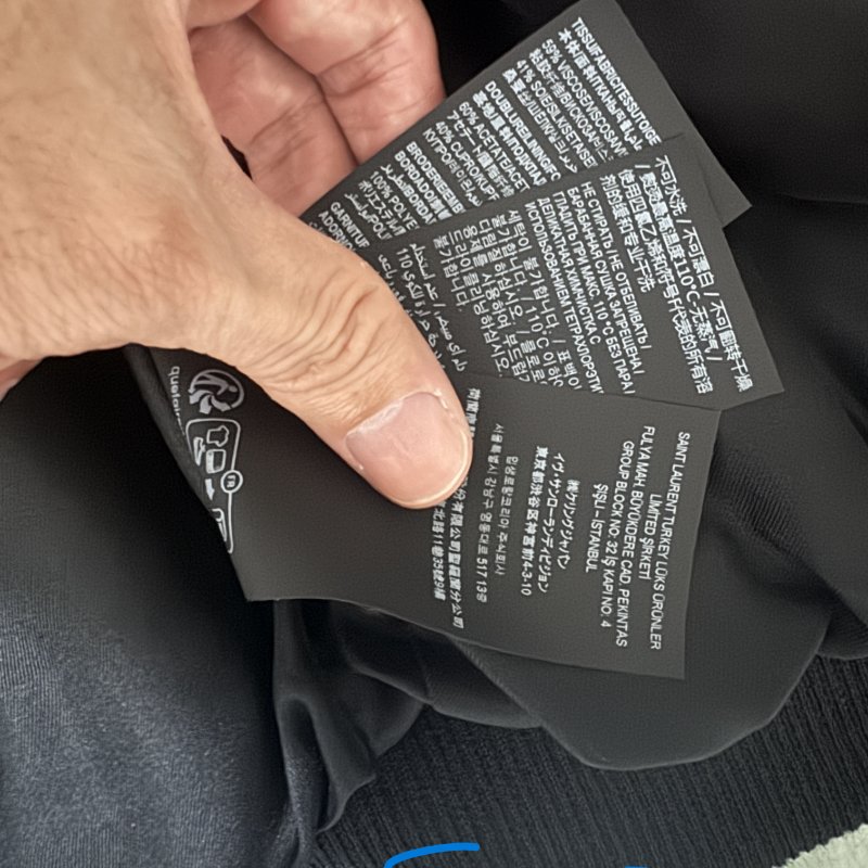 [全新][附收據] ysl teddy 外套 satin 絲 飛行 夾克 saint laurent 胸口logo刺繡-13