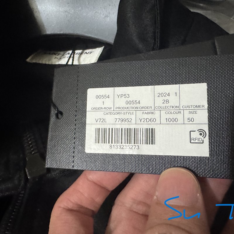 [全新][附收據] ysl teddy 外套 satin 絲 飛行 夾克 saint laurent 胸口logo刺繡-17